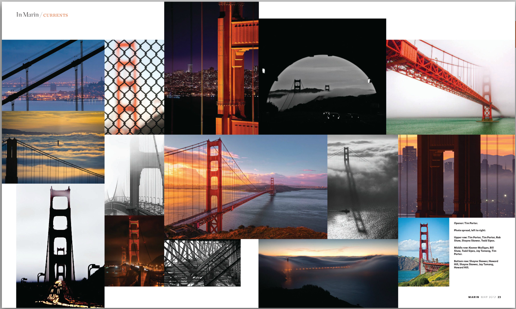 Marin Magazine 75th anniversary issue featuring Shayne Skower's work