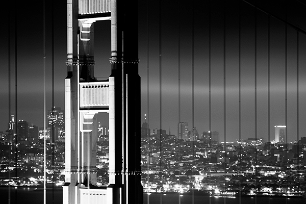 Golden Gate Bridge at 3 AM photograph by Shayne Skower