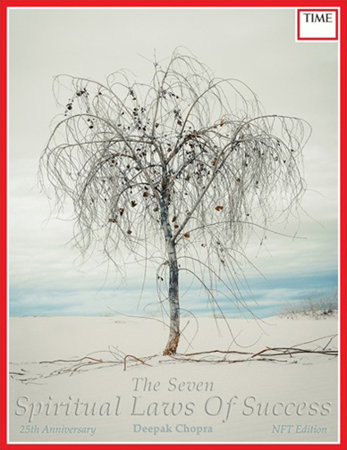 Deepak Chopra Time Magazine digital book cover by Shayne Skower